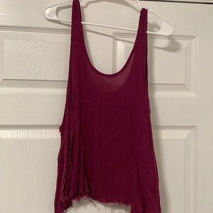 Magenta Free People tank